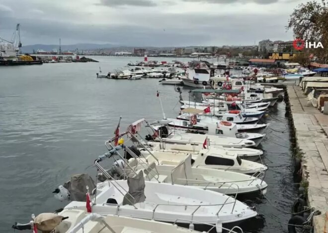 Poyraz Fırtınası Tekirdağ’da Deniz Ulaşımını Durma Noktasına Getirdi